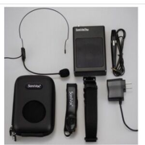 SamVox Black Portable Voice Amplifier Set